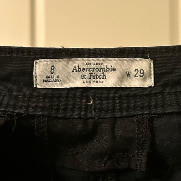 Abercrombie & Fitch Black Shorts (size 8) - Picture 3 of 5